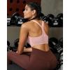 image:imageRUNNING GIRL Sports Bras for Women Molded Cup High Impact Sports Bra Workout Bras for Women High Support RacerbackAflush Pink
