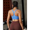 image:imageRUNNING GIRL Sports Bras for Women Molded Cup High Impact Sports Bra Workout Bras for Women High Support RacerbackAlight Blue