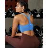 image:imageRUNNING GIRL Sports Bras for Women Molded Cup High Impact Sports Bra Workout Bras for Women High Support RacerbackAlight Blue