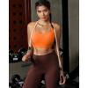 image:imageRUNNING GIRL Sports Bras for Women Molded Cup High Impact Sports Bra Workout Bras for Women High Support RacerbackAorange