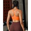 image:imageRUNNING GIRL Sports Bras for Women Molded Cup High Impact Sports Bra Workout Bras for Women High Support RacerbackAorange