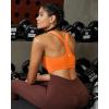 image:imageRUNNING GIRL Sports Bras for Women Molded Cup High Impact Sports Bra Workout Bras for Women High Support RacerbackAorange