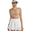 image:imageRUNNING GIRL Sports Bras for WomenPadded Strappy Sports Bras CrissCross Back Medium Support Sports Bras with Removable CupsBnude