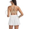 image:imageRUNNING GIRL Sports Bras for WomenPadded Strappy Sports Bras CrissCross Back Medium Support Sports Bras with Removable CupsBnude