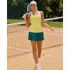 image:imageRUNNING GIRL Workout Tops for WomenStrappy Back White Tank Tops with Built in Bras Camisole Yoga Crop Top PaddedAyellow