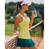 image:imageRUNNING GIRL Workout Tops for WomenStrappy Back White Tank Tops with Built in Bras Camisole Yoga Crop Top PaddedAyellow