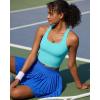 image:imageRUNNING GIRL Workout Tops for WomenStrappy Back White Tank Tops with Built in Bras Camisole Yoga Crop Top PaddedYbright Green