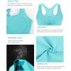 image:imageRUNNING GIRL Workout Tops for WomenStrappy Back White Tank Tops with Built in Bras Camisole Yoga Crop Top PaddedYbright Green