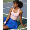 image:imageRUNNING GIRL Workout Tops for WomenStrappy Back White Tank Tops with Built in Bras Camisole Yoga Crop Top PaddedYpink