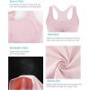 image:imageRUNNING GIRL Workout Tops for WomenStrappy Back White Tank Tops with Built in Bras Camisole Yoga Crop Top PaddedYpink