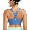 image:imageRUNNING GIRL Sports Bras for Women Molded Cup High Impact Sports Bra Workout Bras for Women High Support RacerbackAlight Blue