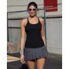 image:imageRUNNING GIRL Tank Top with Built in Bra for WomenCompression Shirts Racerback Workout Yoga TopsBlack