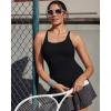 image:imageRUNNING GIRL Tank Top with Built in Bra for WomenCompression Shirts Racerback Workout Yoga TopsBlack