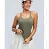 image:imageRUNNING GIRL Tank Top with Built in Bra for WomenCompression Shirts Racerback Workout Yoga TopsGreen