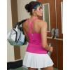 image:imageRUNNING GIRL Womens Workout Tank Tops with Built in BraCrisscross Back Padded Athletic Compression Shirts Yoga TopsMagenta