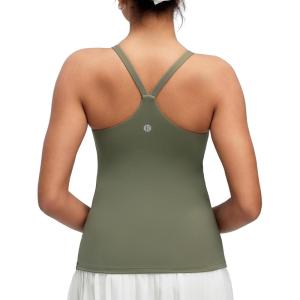 image:imageRUNNING GIRL Tank Top with Built in Bra for WomenCompression Shirts Racerback Workout Yoga TopsGreen