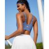 image:imageRUNNING GIRL Adjustable Straps High Impact Sports Bra for WomenHigh Support Workout Sports Bras with Sewn in PadsAlight Blue