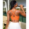 image:imageRUNNING GIRL Adjustable Straps High Impact Sports Bra for WomenHigh Support Workout Sports Bras with Sewn in PadsAorange