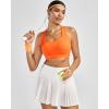 image:imageRUNNING GIRL Adjustable Straps High Impact Sports Bra for WomenHigh Support Workout Sports Bras with Sewn in PadsAorange