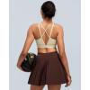 image:imageRUNNING GIRL High Impact Sports Bras for Women High Support Running Sports Bra Moulded Cup Strappy Sports BrasMojave Tan