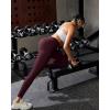 image:imageRUNNING GIRL Leggings for Women 25 Inseam High Waisted Compression Buttery Soft Yoga Pants with PocketsMaroon