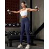 image:imageRUNNING GIRL Leggings for Women 25 Inseam High Waisted Compression Buttery Soft Yoga Pants with PocketsNavy Blue