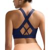 image:imageRUNNING GIRL Sports Bra for Women High SupportMolded Cup High Impact Sports Bras with Sewn in PadsAnavy Blue