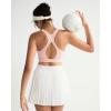 image:imageRUNNING GIRL Sports Bras for Women High Support Adjustable Straps High Impact Sports Bras with Sewn in Pads Workout BraPink