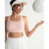 image:imageRUNNING GIRL Sports Bras for Women High Support Adjustable Straps High Impact Sports Bras with Sewn in Pads Workout BraPink