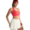 image:imageRUNNING GIRL Sports Bras for Women High Support Adjustable Straps High Impact Sports Bras with Sewn in Pads Workout BraRed