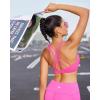 image:imageRUNNING GIRL Sports Bras for Women High Support Molded Cup High Impact Sports Bras with Sewn in Pads Workout Yoga BraBhot Pink