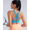 image:imageRUNNING GIRL Sports Bras for Women High Support Molded Cup High Impact Sports Bras with Sewn in Pads Workout Yoga BraBright Blue