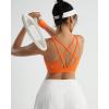 image:imageRUNNING GIRL Sports Bras for Women High Support Molded Cup High Impact Sports Bras with Sewn in Pads Workout Yoga BraOrange