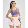 image:imageRUNNING GIRL Sports Bras for Women High Support Molded Cup High Impact Sports Bras with Sewn in Pads Workout Yoga BraPurple
