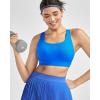 image:imageRUNNING GIRL Sports Bras for Women High Support Molded Cup High Impact Sports Bras with Sewn in Pads Workout Yoga BraSparkle Blue