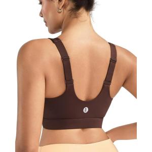 image:imageRUNNING GIRL Adjustable Straps High Impact Sports Bra for WomenHigh Support Workout Sports Bras with Sewn in PadsAdeep Taupe