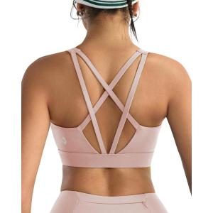 image:imageRUNNING GIRL Sports Bras for Women High Support Molded Cup High Impact Sports Bras with Sewn in Pads Workout Yoga BraPink