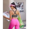 image:imageRUNNING GIRL Sports Bra for WomenMolded Cup Strappy Running High Impact Sports Bra with Sewn in PadsDark Grey