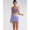 image:imageRUNNING GIRL Sports Bra for WomenMolded Cup Strappy Running High Impact Sports Bra with Sewn in PadsDusty Lavender