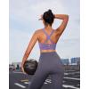 image:imageRUNNING GIRL Sports Bra for WomenMolded Cup Strappy Running High Impact Sports Bra with Sewn in PadsDusty Lavender