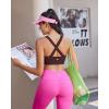image:imageRUNNING GIRL Sports Bra for WomenMolded Cup Strappy Running High Impact Sports Bra with Sewn in PadsMaroon