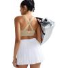 image:imageRUNNING GIRL Sports Bra for WomenMolded Cup Strappy Running High Impact Sports Bra with Sewn in PadsNude