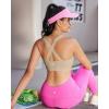 image:imageRUNNING GIRL Sports Bra for WomenMolded Cup Strappy Running High Impact Sports Bra with Sewn in PadsNude