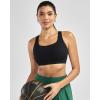 image:imageRUNNING GIRL High Impact Sports Bras for WomenCrisscross Back Adjustable Straps Bra with Hook Closure Workout Supportive BraAblack