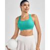 image:imageRUNNING GIRL High Impact Sports Bras for WomenCrisscross Back Adjustable Straps Bra with Hook Closure Workout Supportive BraAbright Green