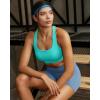 image:imageRUNNING GIRL High Impact Sports Bras for WomenCrisscross Back Adjustable Straps Bra with Hook Closure Workout Supportive BraAbright Green