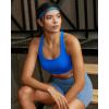 image:imageRUNNING GIRL High Impact Sports Bras for WomenCrisscross Back Adjustable Straps Bra with Hook Closure Workout Supportive BraAcerulean Blue