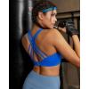 image:imageRUNNING GIRL High Impact Sports Bras for WomenCrisscross Back Adjustable Straps Bra with Hook Closure Workout Supportive BraAcerulean Blue
