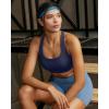 image:imageRUNNING GIRL High Impact Sports Bras for WomenCrisscross Back Adjustable Straps Bra with Hook Closure Workout Supportive BraAnavy Blue