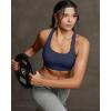 image:imageRUNNING GIRL High Impact Sports Bras for WomenCrisscross Back Adjustable Straps Bra with Hook Closure Workout Supportive BraAnavy Blue